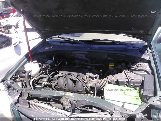 4F2YU09181KM31095 - 2001 MAZDA TRIBUTE LX/ES 绿色 照片 10