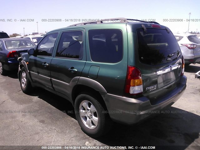 4F2YU09181KM31095 - 2001 MAZDA TRIBUTE LX/ES 绿色 照片 3