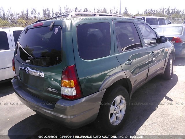 4F2YU09181KM31095 - 2001 MAZDA TRIBUTE LX/ES 绿色 照片 4
