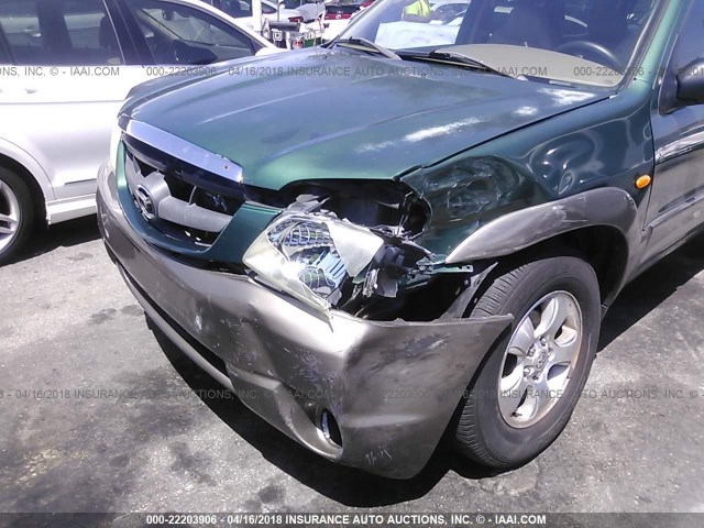 4F2YU09181KM31095 - 2001 MAZDA TRIBUTE LX/ES 绿色 照片 6
