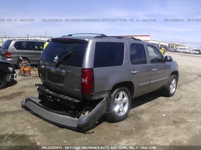 1GNFC13047R300723 - 2007 CHEVROLET TAHOE C1500 GRAY photo 4