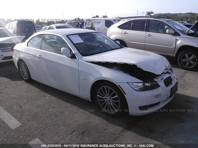 WBAWR3C53AP463619 - 2010 BMW 328 I SULEV WHITE photo 1