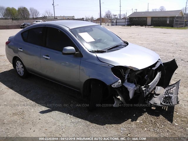 3N1CN7AP1CL836848 - 2012 NISSAN VERSA S/SV/SL GRAY photo 1