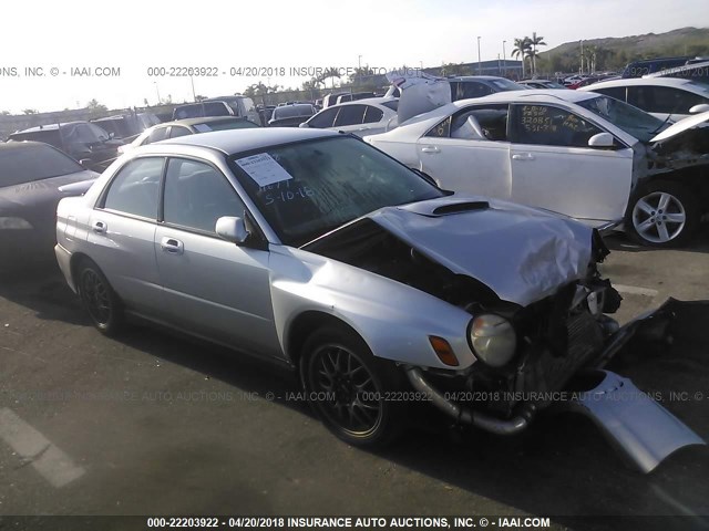 JF1GD29652G511239 - 2002 SUBARU IMPREZA WRX SILVER photo 1