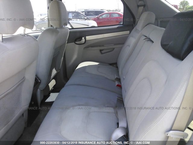 3G5DB03E04S594176 - 2004 BUICK RENDEZVOUS CX/CXL SILVER photo 8