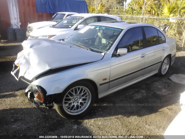 WBADD6328WGT92793 - 1998 BMW 528 I AUTOMATIC SILVER photo 2