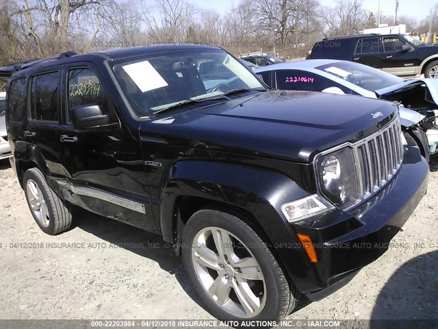 1C4PJMFK1CW184894 - 2012 JEEP LIBERTY JET BLACK photo 1