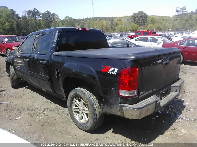 3GTP2VE73DG184170 - 2013 GMC SIERRA K1500 SLE BLACK photo 3