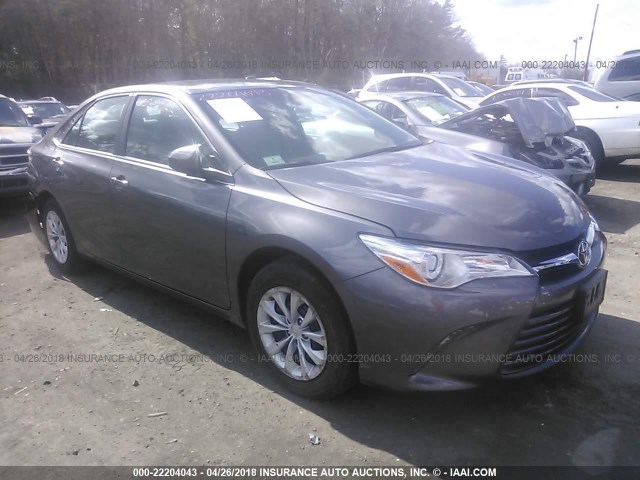 4T4BF1FK5GR564639 - 2016 TOYOTA CAMRY LE/XLE/SE/XSE GRAY photo 1