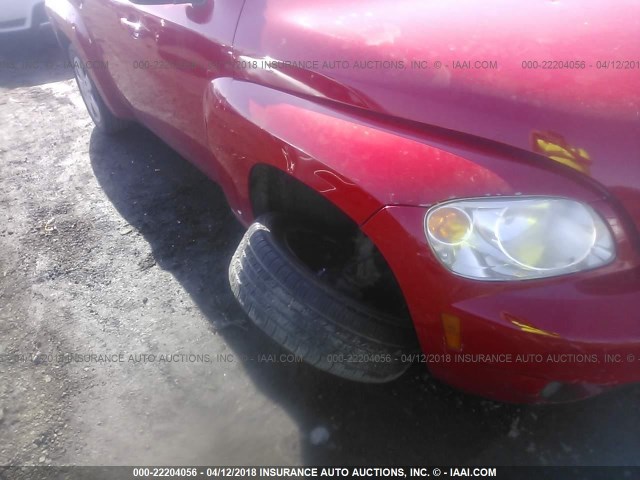 3GNDA13D58S627498 - 2008 CHEVROLET HHR LS RED photo 6