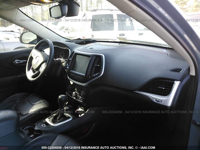 1C4PJMBS3EW134703 - 2014 JEEP CHEROKEE TRAILHAWK 灰色 照片 5