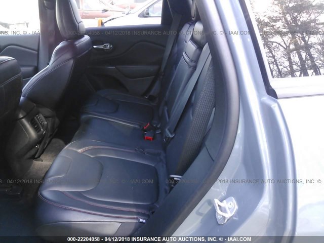 1C4PJMBS3EW134703 - 2014 JEEP CHEROKEE TRAILHAWK 灰色 照片 8