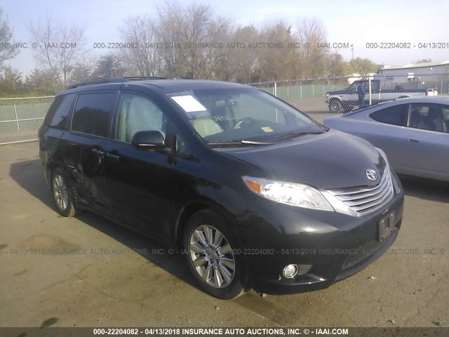 5TDDK3DC0BS008262 - 2011 TOYOTA SIENNA XLE/LIMITED BLACK photo 1