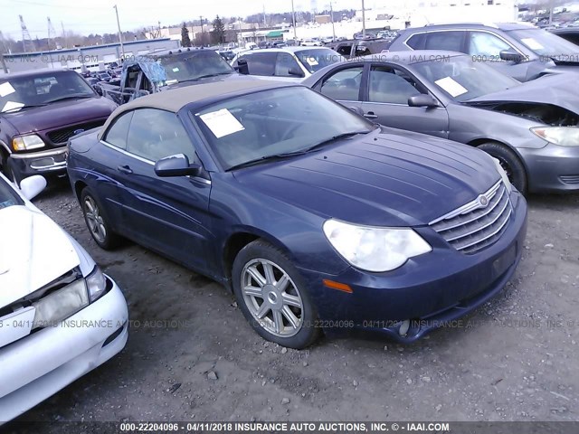 1C3LC55R38N691181 - 2008 CHRYSLER SEBRING TOURING BLUE photo 1