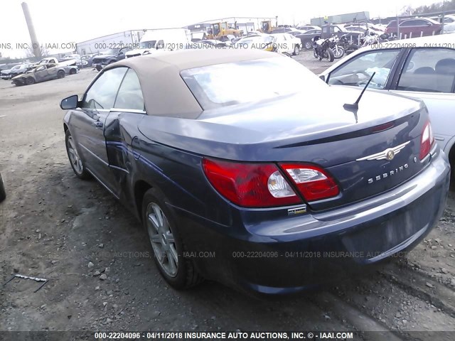 1C3LC55R38N691181 - 2008 CHRYSLER SEBRING TOURING BLUE photo 6