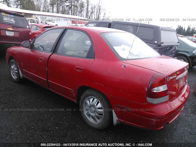KLAJB52Z61K680331 - 2001 DAEWOO NUBIRA CDX 红色 照片 3