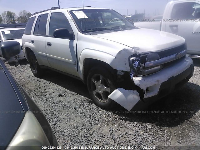 1GNDS13S772174474 - 2007 CHEVROLET TRAILBLAZER LS/LT WHITE photo 1