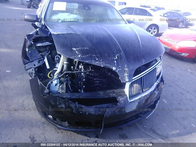 1LNHL9FT1DG606500 - 2013 LINCOLN MKS BLACK photo 6