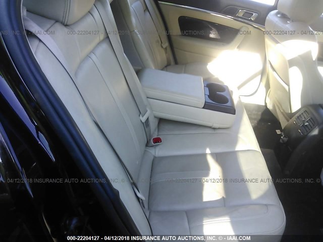 1LNHL9FT1DG606500 - 2013 LINCOLN MKS BLACK photo 8