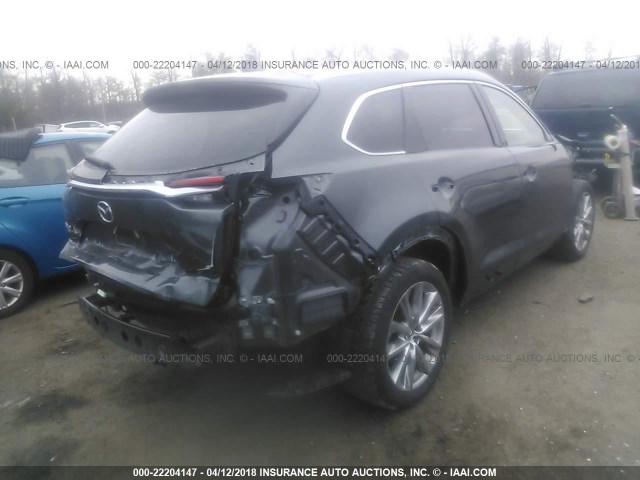 JM3TCBDY1G0107706 - 2016 MAZDA CX-9 GRAND TOURING GRAY photo 4