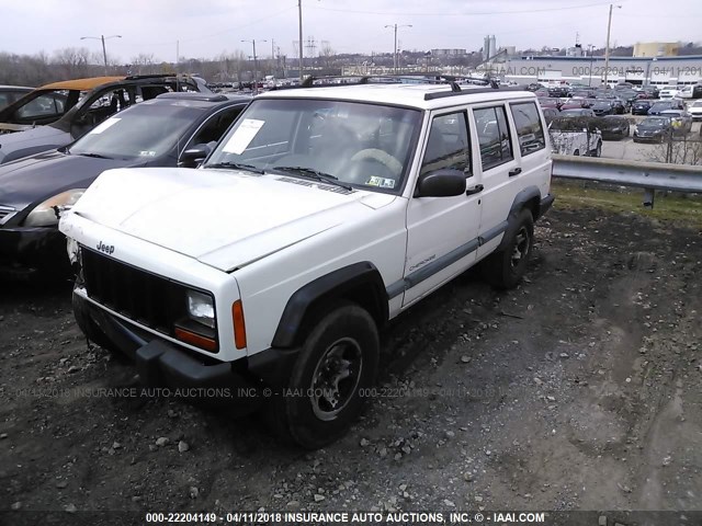 1J4FJ68S9WL269017 - 1998 JEEP CHEROKEE SPORT/CLASSIC თეთრი ფოტო 2