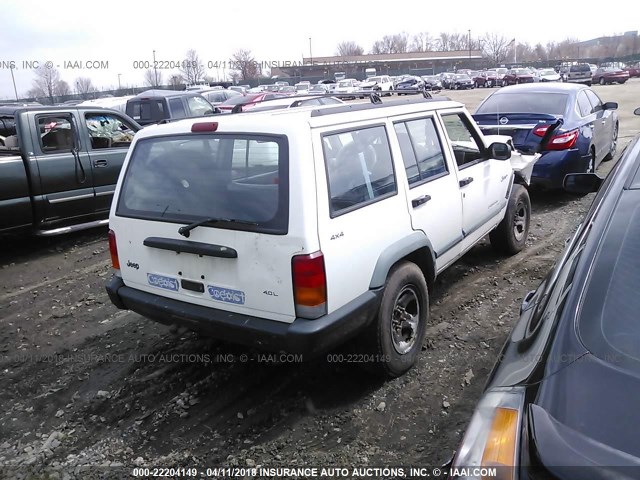 1J4FJ68S9WL269017 - 1998 JEEP CHEROKEE SPORT/CLASSIC თეთრი ფოტო 4