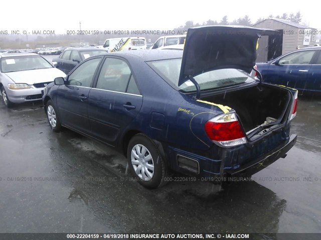 4T1BE32K16U119523 - 2006 TOYOTA CAMRY LE/XLE/SE ლურჯი ფოტო 3