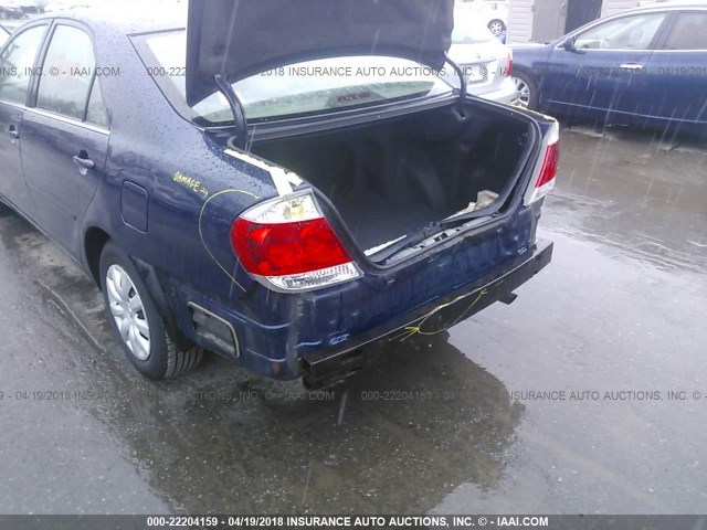 4T1BE32K16U119523 - 2006 TOYOTA CAMRY LE/XLE/SE ლურჯი ფოტო 6