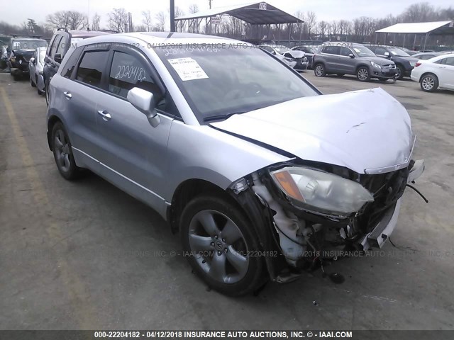 5J8TB18297A002547 - 2007 ACURA RDX SILVER photo 1