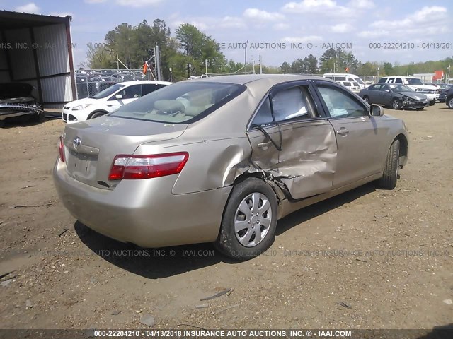 4T1BE46K29U385394 - 2009 TOYOTA CAMRY SE/LE/XLE TAN photo 4