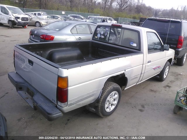 1N6SD11S3TC348085 - 1996 NISSAN TRUCK XE SILVER photo 4