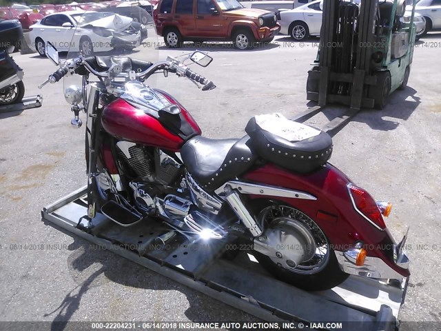 1HFSC52024A103016 - 2004 HONDA VT1300 S MAROON photo 3