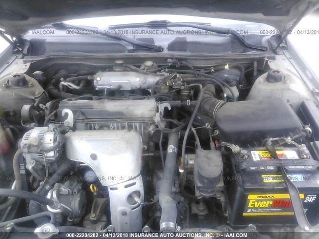 4T1BG22K71U019164 - 2001 TOYOTA CAMRY CE/LE/XLE 银色 照片 10