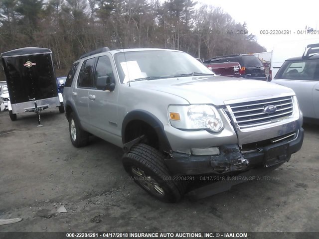 1FMEU73E27UB66836 - 2007 FORD EXPLORER XLT GRAY photo 1