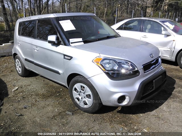 KNDJT2A50D7494195 - 2013 KIA SOUL SILVER photo 1