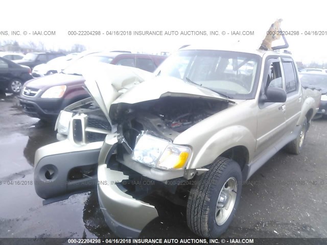 1FMZU67E13UA58854 - 2003 FORD EXPLORER SPORT TRAC  GOLD photo 2