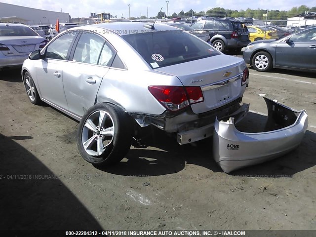 1G1PE5SB3F7200150 - 2015 CHEVROLET CRUZE LT SILVER photo 6