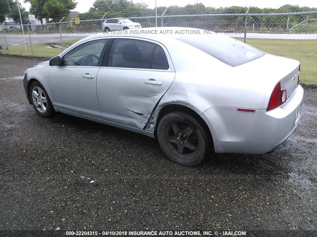 1G1ZA5E05AF283979 - 2010 CHEVROLET MALIBU LS 银色 照片 3