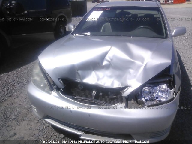 4T1BE32K85U085272 - 2005 TOYOTA CAMRY LE/XLE/SE ვერცხლისფერი ფოტო 6
