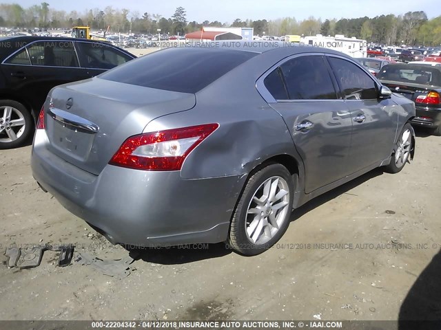 1N4AA51E49C846948 - 2009 NISSAN MAXIMA S/SV GRAY photo 4