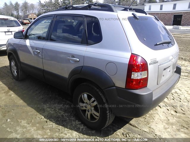 KM8JN72D36U335300 - 2006 HYUNDAI TUCSON GLS/LIMITED 银色 照片 3