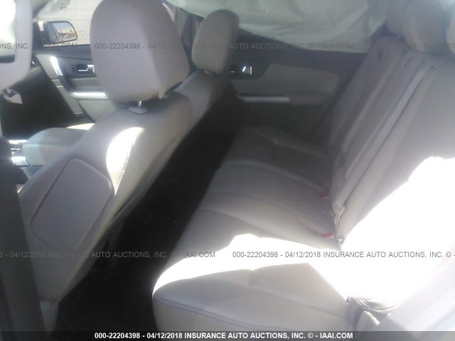 2FMDK4JC3DBC68553 - 2013 FORD EDGE SEL WHITE photo 8