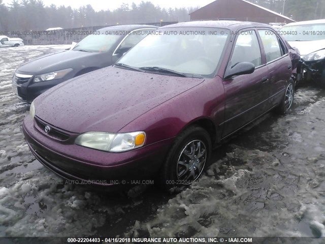 2T1BR12E7WC070638 - 1998 TOYOTA COROLLA VE/CE/LE 红色 照片 2