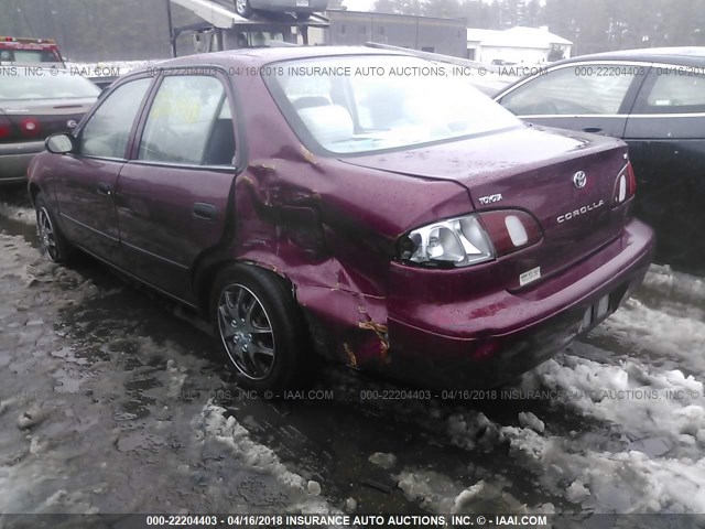 2T1BR12E7WC070638 - 1998 TOYOTA COROLLA VE/CE/LE 红色 照片 3