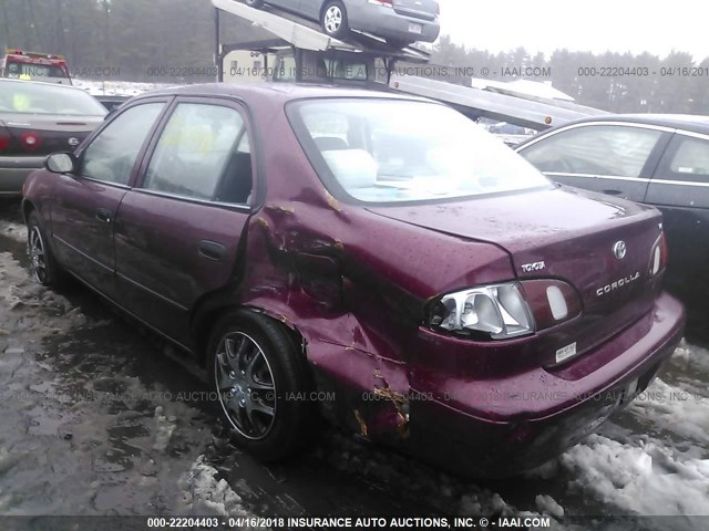 2T1BR12E7WC070638 - 1998 TOYOTA COROLLA VE/CE/LE RED photo 6