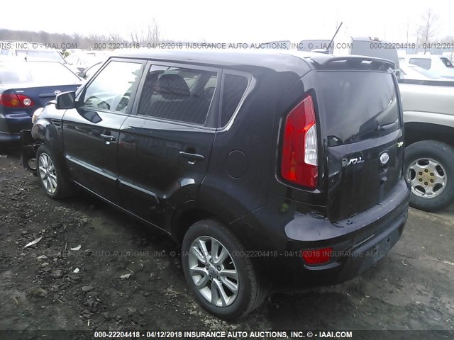 KNDJT2A63C7738963 - 2012 KIA SOUL +/!/SPORT BLACK photo 3