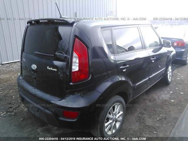 KNDJT2A63C7738963 - 2012 KIA SOUL +/!/SPORT BLACK photo 4
