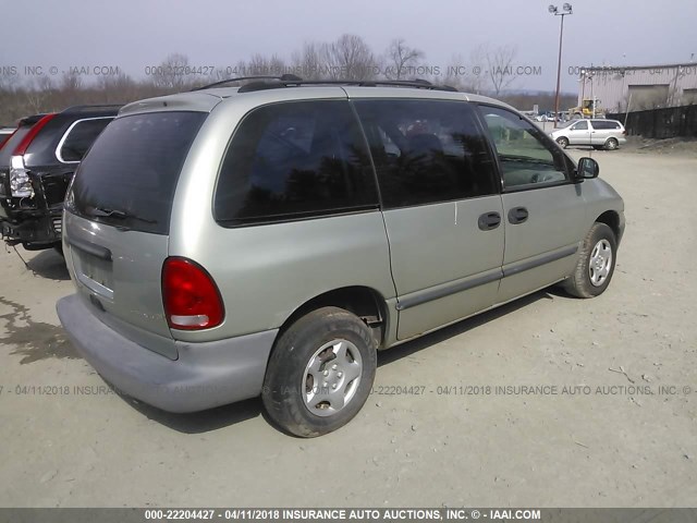 2B4FP25B7YR620404 - 2000 DODGE CARAVAN Champagne photo 4