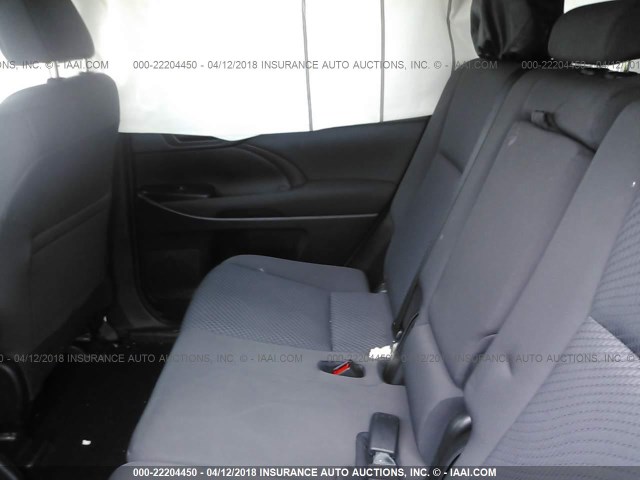 5TDBKRFH9GS350755 - 2016 TOYOTA HIGHLANDER LE/LE PLUS MAROON photo 8