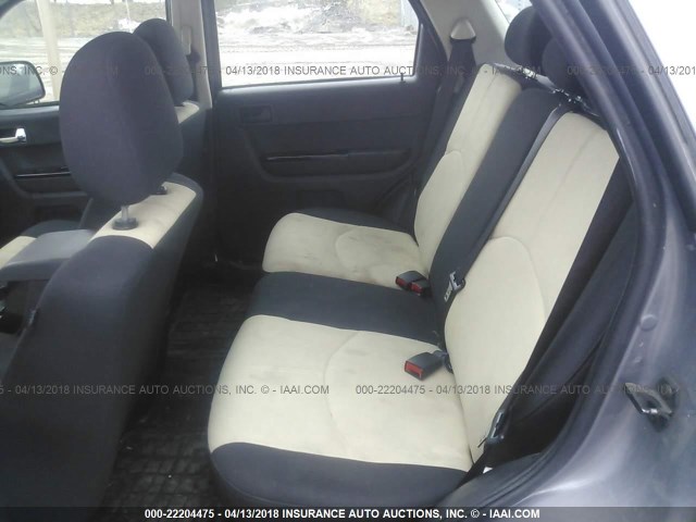 4F2CZ96128KM01086 - 2008 MAZDA TRIBUTE S GRAY photo 8